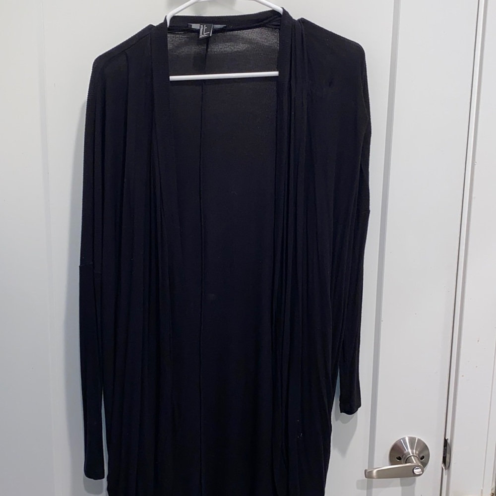 Black cardigan
